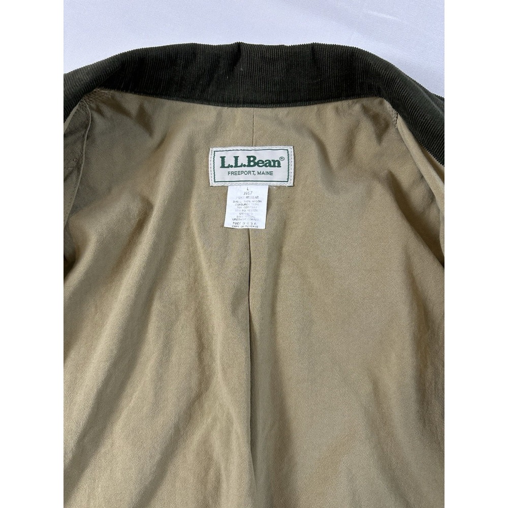 True Vintage 50s 60s‎ LL Bean Hunting Chore Coat Barn Jacket Tan Men's Large USA - Picture 3 of 7